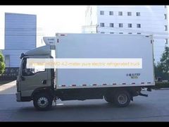 सिनोट्रुक HOWO 4.2-मीटर शुद्ध इलेक्ट्रिक रेफ्रिजरेटेड ट्रक